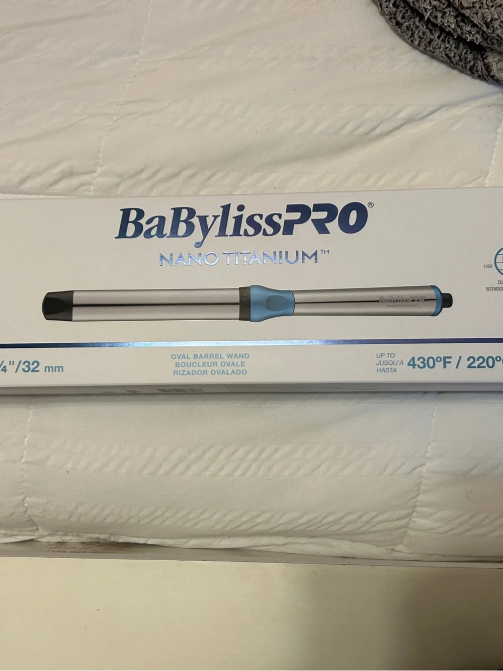 BaBylissPro Nanotitanium 1 1/4” wand
